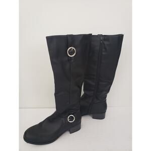 (JL) Nautica Almarosa Womens Shoes Size 7 Riding Boots Bock Heel Boho Whimsgoth
